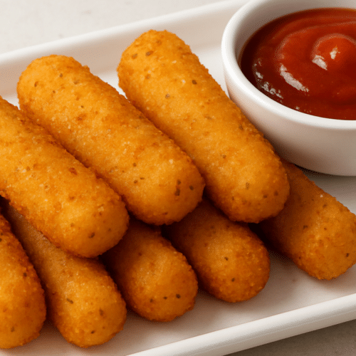 Mozzarella sticks (8 Stück)