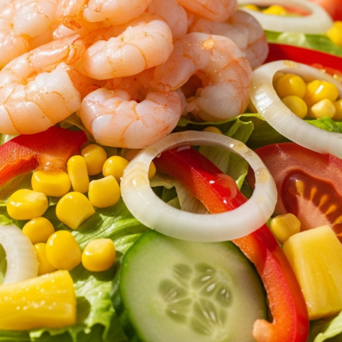 Shrimps Salat