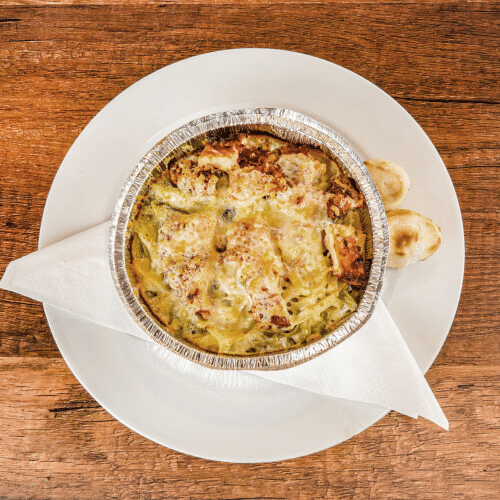 Pasta Crispy Chicken überbacken