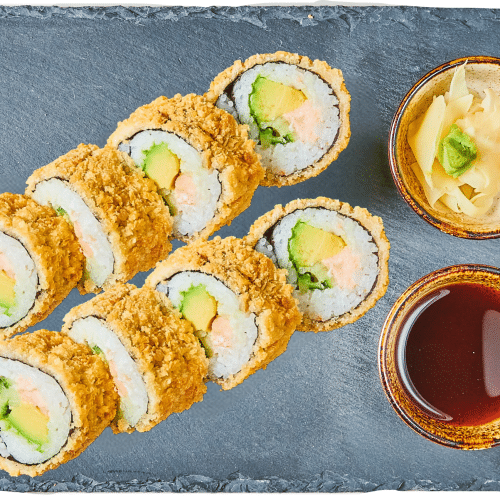 246 Crunchy Lachs Menu