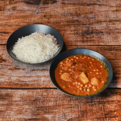 Tasty chickpeas & Patato