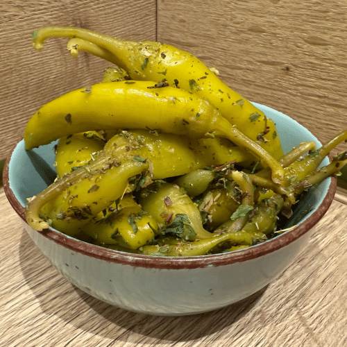 Haus eingelegte Peperoncinis (200g)