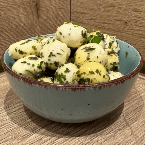 Haus eingelegter Mozzarella (200g)