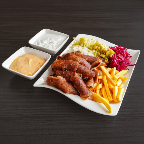 Dönerteller mit Kalbfleisch