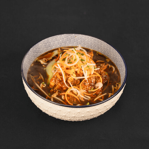 Nudelsuppe Lammrippchen