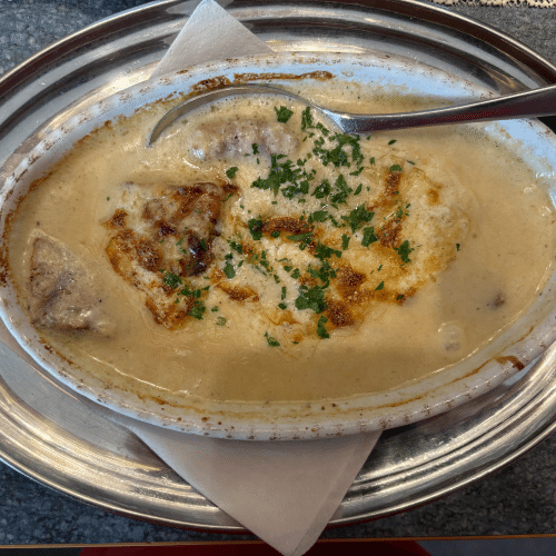 Souvlaki Spezial überbacken