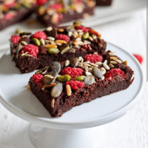 Himbeeren brownie ( 1 Stück )