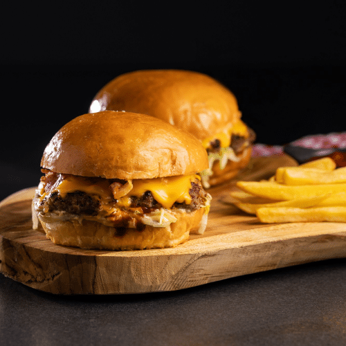 Cheesy Burger Mild Scharf