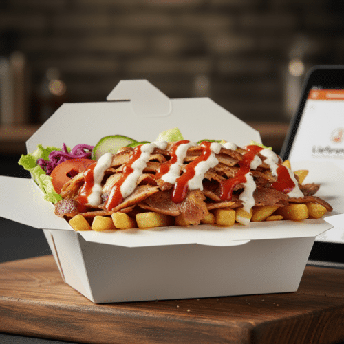 Döner Box mit Pommes frites