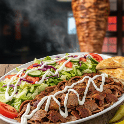 Döner Teller mit Salat