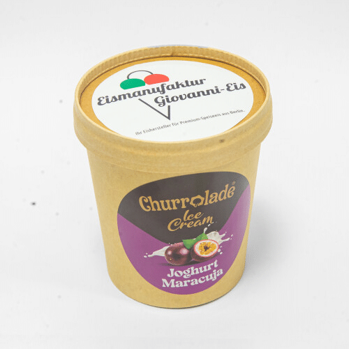 Joghurt Maracuja Familieneisbecher 480ml ( 7x Eiskugeln)