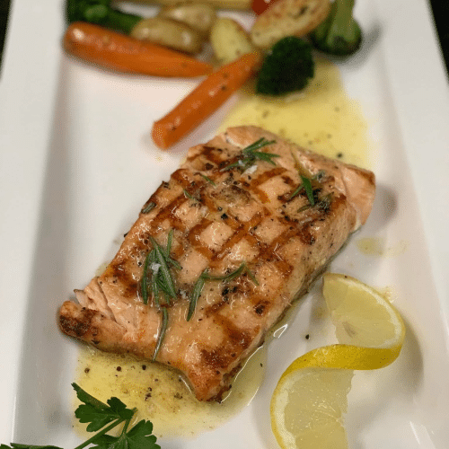 Bistecca di Salmone alla Griglia