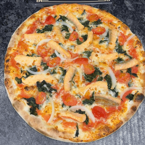 Pizza Lachs