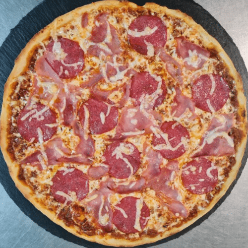 Pizza- Bolognese Salami, Schinken
