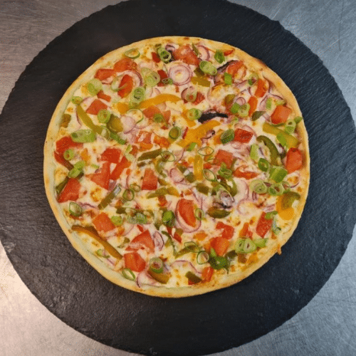 Pizza-Flammkuchen vegetarisch mittel 26cm
