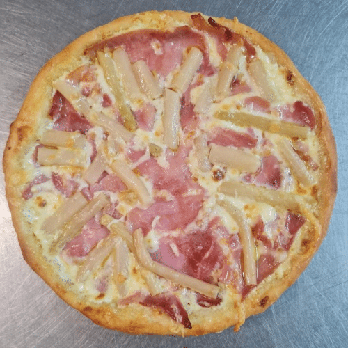 Spargel- Pizza