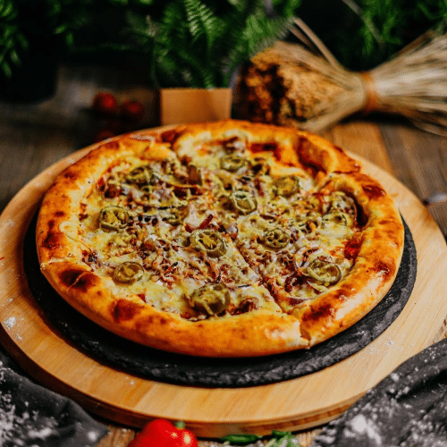 Pizza Pollo (scharf)