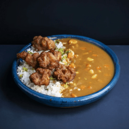 Bowls-curry Rice with karaage chicken