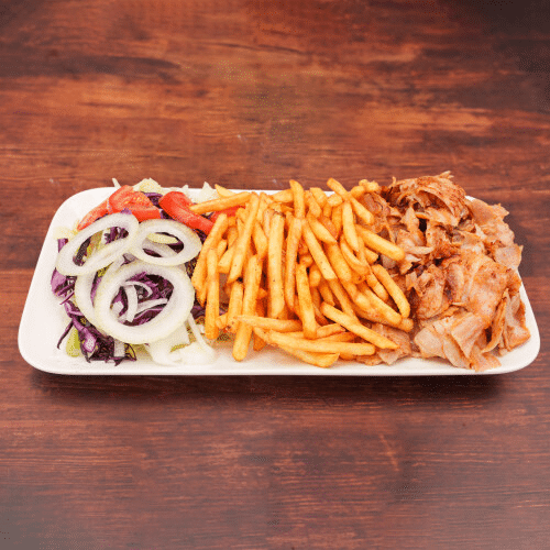 Dönerteller mit Pommes o. Reis