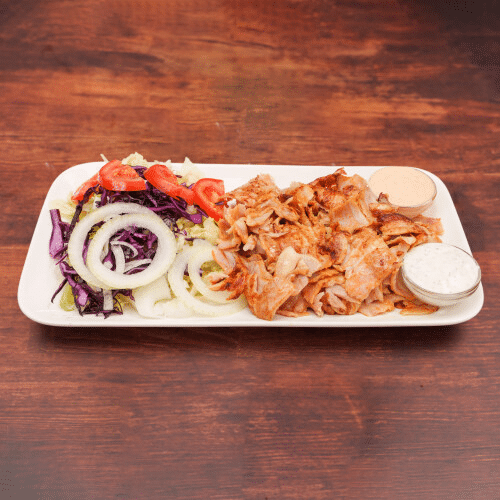 Dönerteller mit Salat