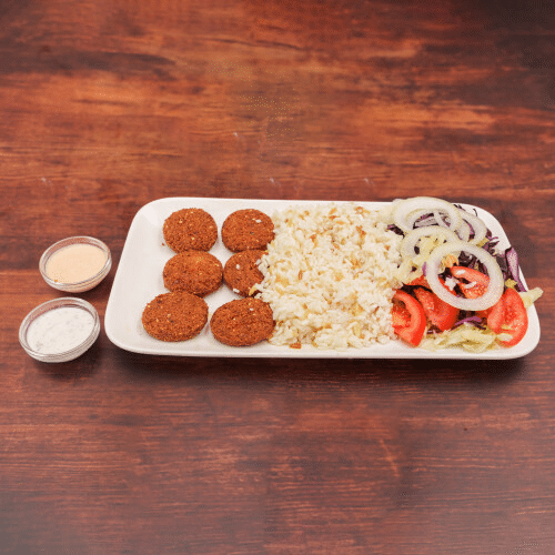 Falafelteller mit Salat