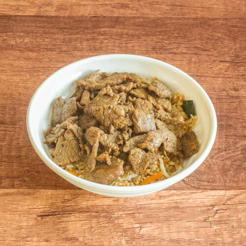 Gebratener Reis mit Rindfleisch