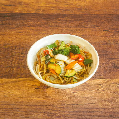 Gebratene Udon mit Gemüse