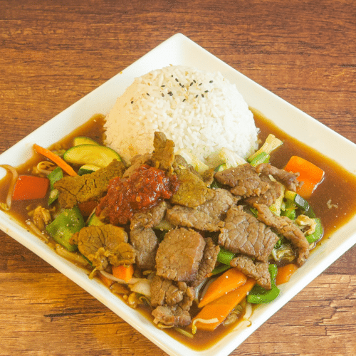 Rindfleisch nach Sichuan Art (scharf)