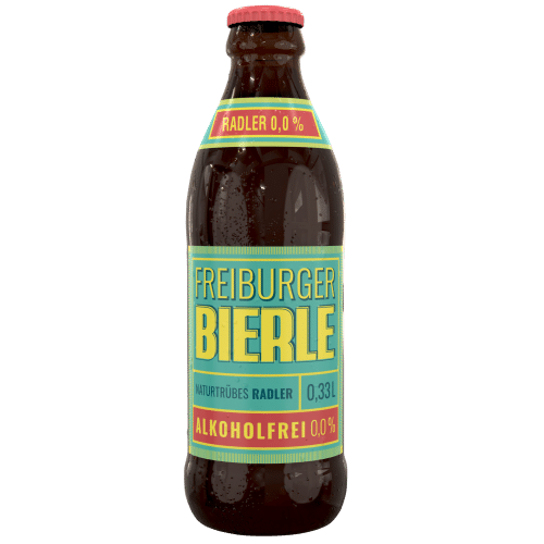 Freiburger Bierle Naturtrüb Radler Alkoholfrei 0,33l (MEHRWEG)