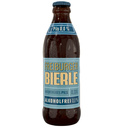 Freiburger Bierle Pils Naturtrüb Alkoholfrei 0,33l (MEHRWEG)