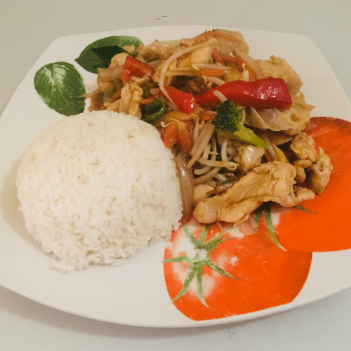 Hühnerfleisch Chop Suey