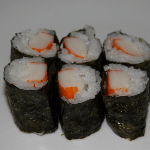 Hoso Maki mit Garnelen