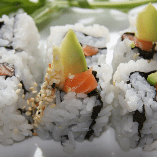 Lachs, Avocado rolle