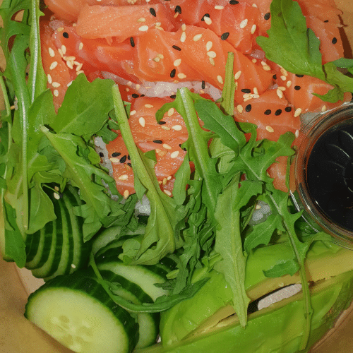 Sushi Bowls 2  mit Lachs