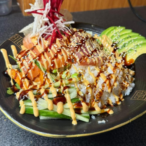Sushi Bowls 6. Gekocht Schrimp (5stück Shrimp)