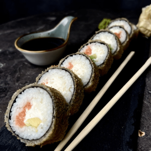 Hot Lachs Crunch Roll