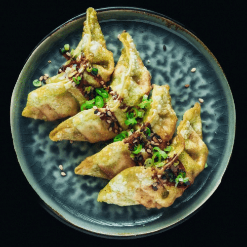 Frittierte Veggie Gyoza (4 Stück)