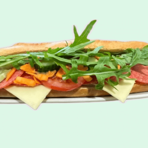 Salami Käse Baguette