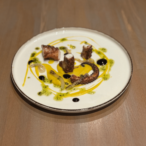 Oktopus mit Fava aus Santorini