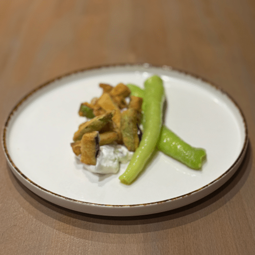 Zucchini, Aubergine und Paprika
