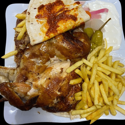 Gegrilltes Hähnchen