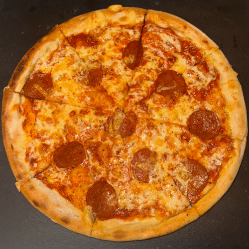 Pizza Rinder-Peperoniwurst