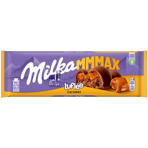 Milka Mmmax Luflée Karamell 250g