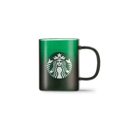 Mug Glass Green Gradient