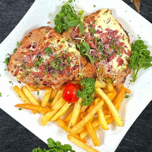 Flammkrusten-Schnitzel
