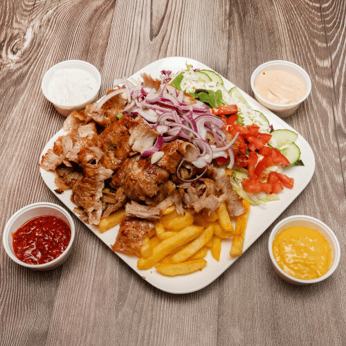 Döner Teller Kalbfleisch