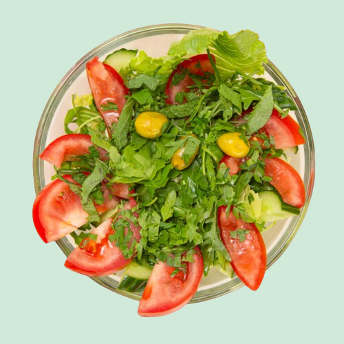 Kleiner gemischter Salat (vegan)