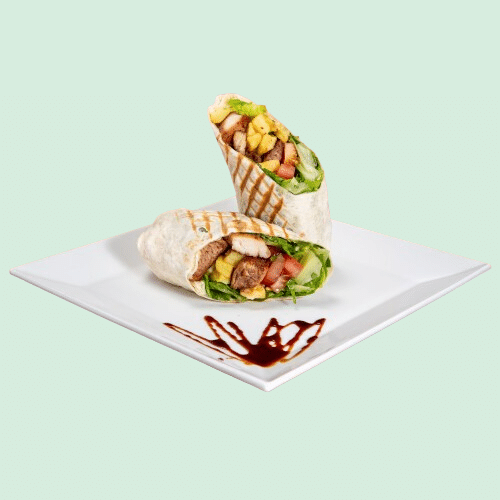 Koriander Hähnchen Wrap