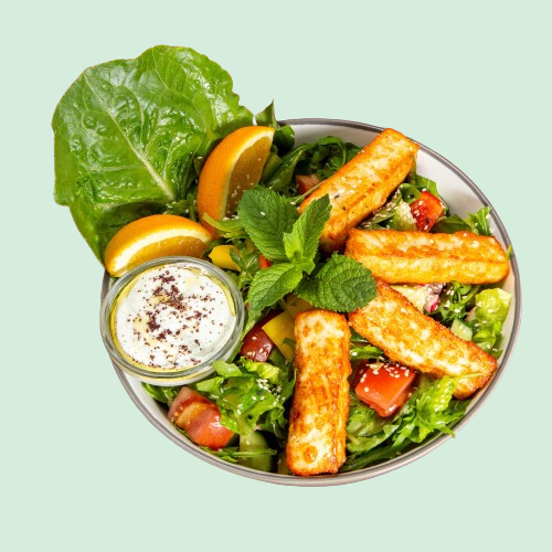 Halloumi-Salat (vegetarisch)