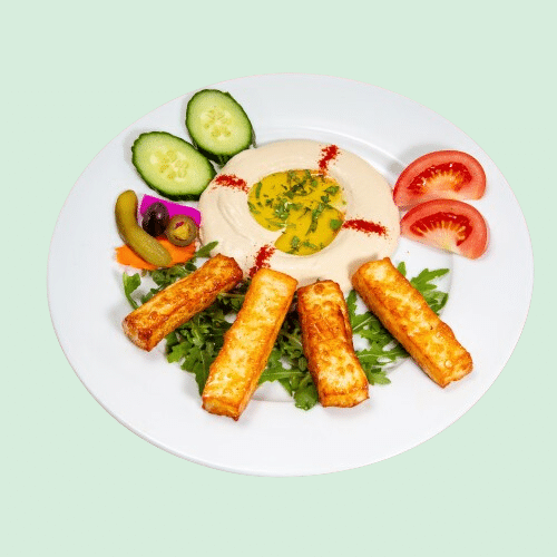 Hummos Halloumi, vegetarisch